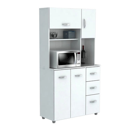White Kitchen Storage Cabinet