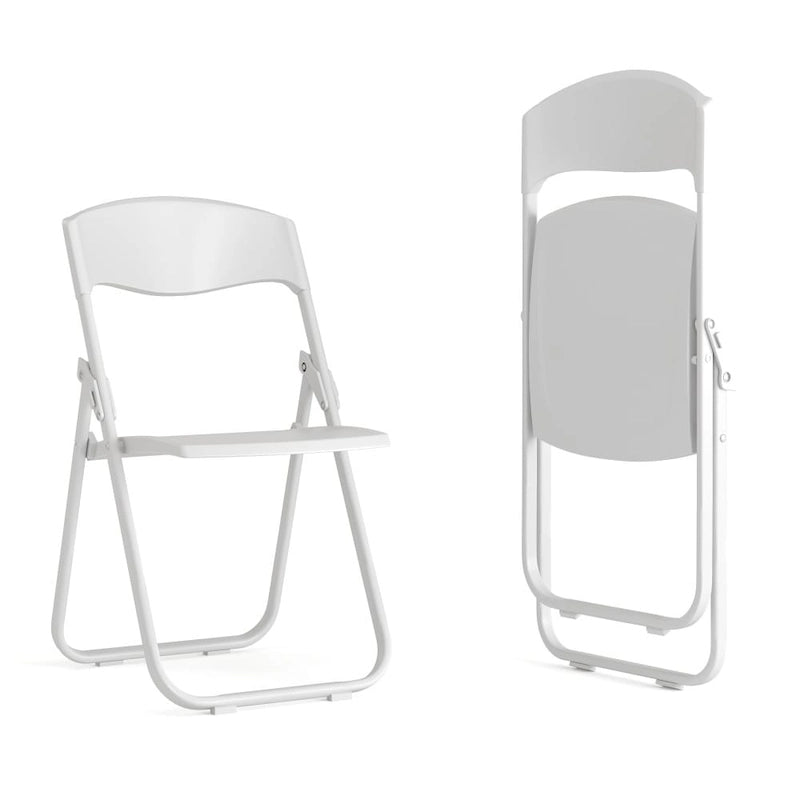2 Pack 500 lb. Capacity Heavy Duty Plastic Folding Chair