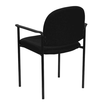 Comfort Stackable Steel Side Reception Chair with Arms