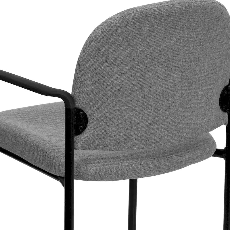 Comfort Stackable Steel Side Reception Chair with Arms