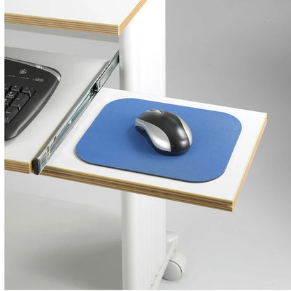 Mobile Standing Computer Desk and Printer Stand with Storage