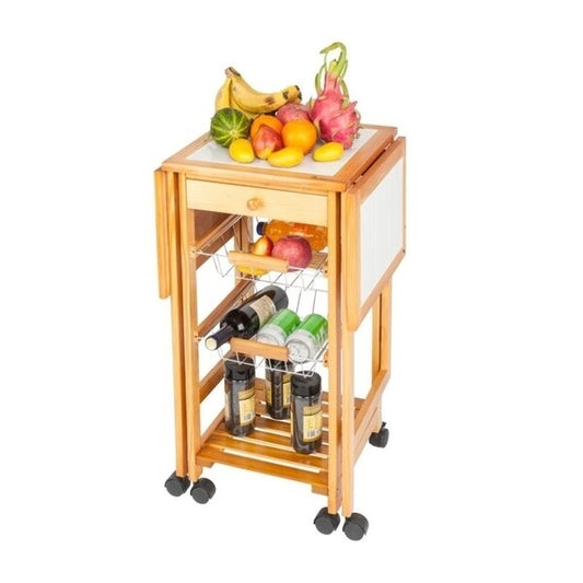 Carson Carrington Jokkmokk Drop Leaf Kitchen Island