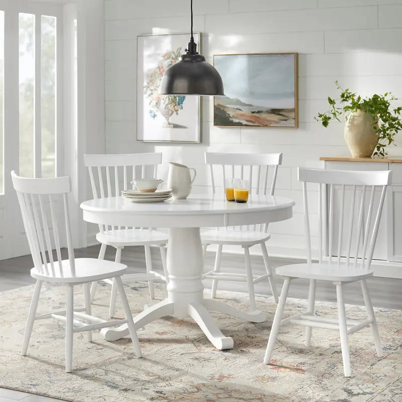 Simple Living Kale 5-piece White Dining Set