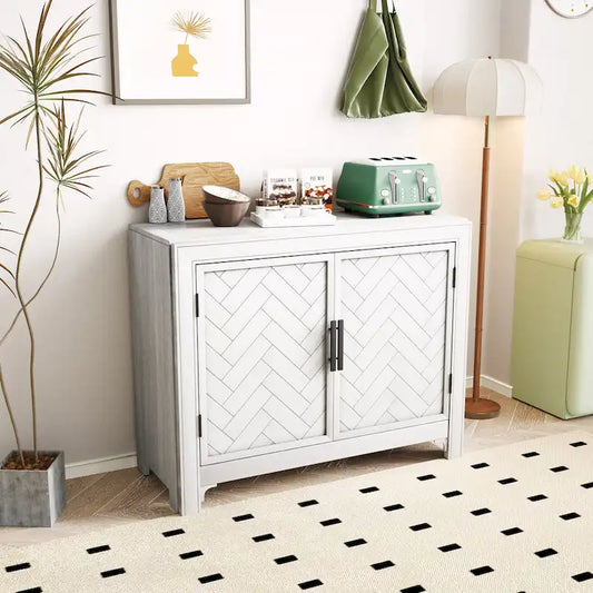 Console Table Sofa Table with 2 Shelves