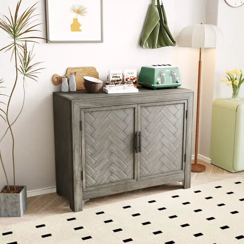 Console Table Sofa Table with 2 Shelves