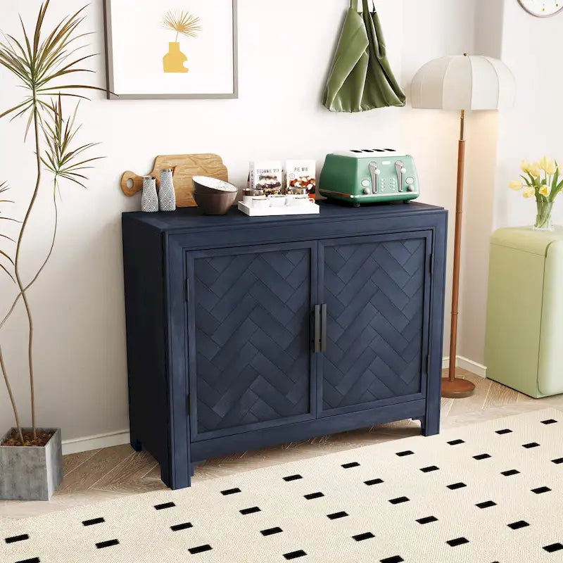 Console Table Sofa Table with 2 Shelves