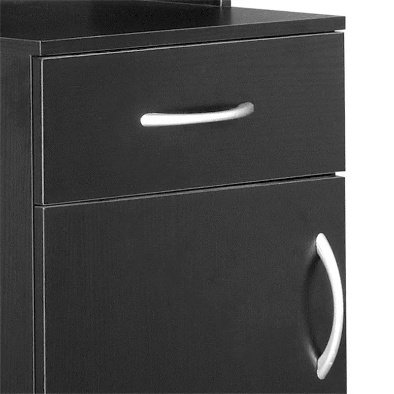 1 Door 1 Drawer 3 Compartments High Cabinet Bathroom
