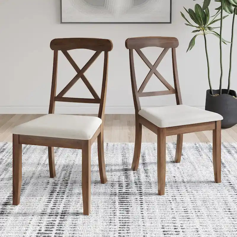 CraftPorch Farmhouse Style 7-piece Wooden Dining Set