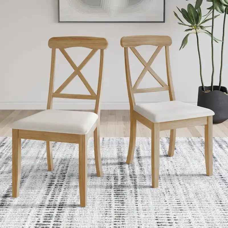 CraftPorch Farmhouse Style 7-piece Wooden Dining Set