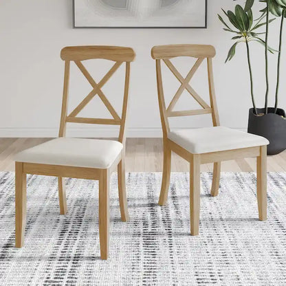 CraftPorch Farmhouse Style 7-piece Wooden Dining Set