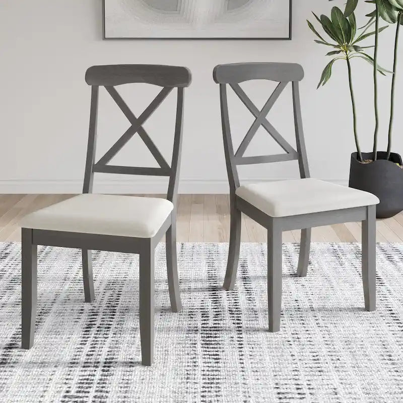 CraftPorch Farmhouse Style 7-piece Wooden Dining Set