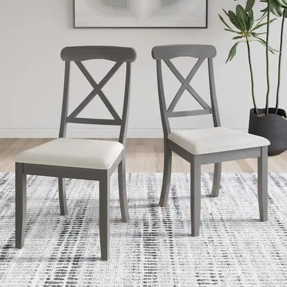 CraftPorch Farmhouse Style 7-piece Wooden Dining Set