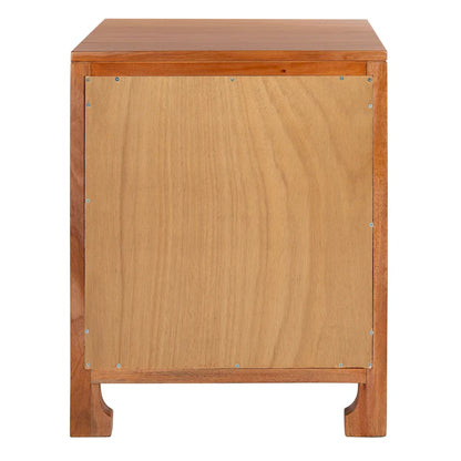 SAFAVIEH Zhane Coastal 1-Drawer 1-Door Nightstand