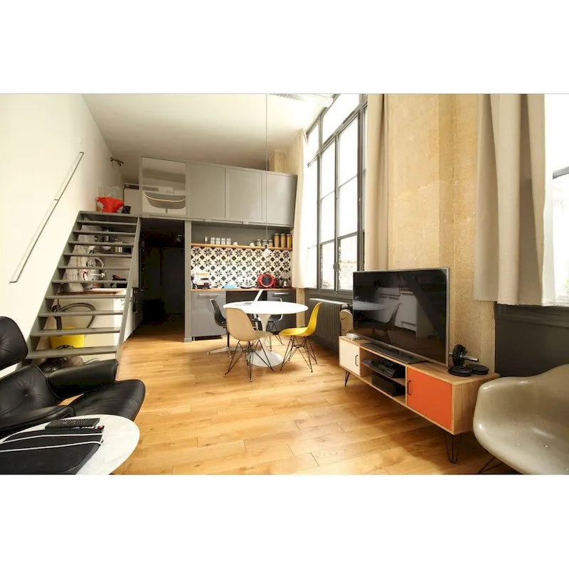 Set of 2 Mid-Century Modern Dining Side Chairs Armless Plastic Shell Seat with Black Metal Wire Eiffel Base, White