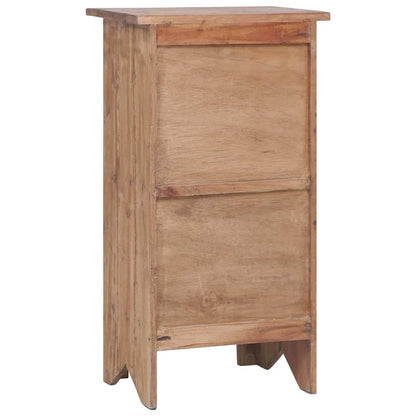 vidaXL Bedside Cabinet Solid Wood Mahogany