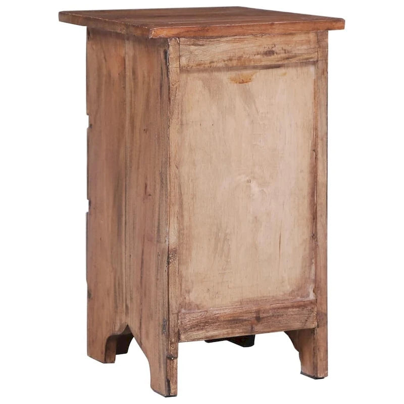 vidaXL Bedside Cabinet Solid Wood Mahogany