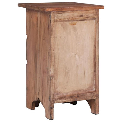 vidaXL Bedside Cabinet Solid Wood Mahogany