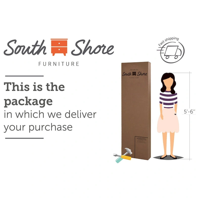 South Shore Cavalleri 6-Drawer Double Dresser