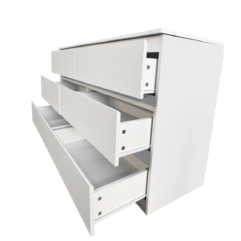 6 Drawer Double Dresser for Bedroom Living Room Hallway