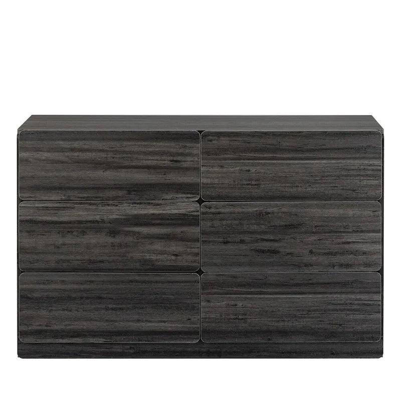 Wood Drawer Dresser Cabinet with Six Drawers