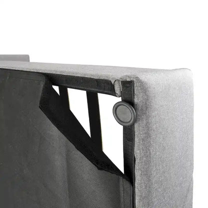 Upholstered Platform bed with a Hydraulic Storage System