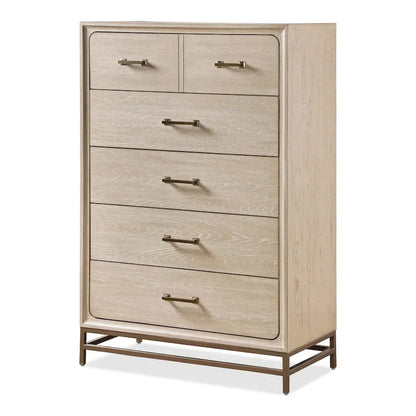 Furniture of America Drayden Transitional Oak Solid Wood 3-Piece Bed, Chest and Nightstand Bedroom Set