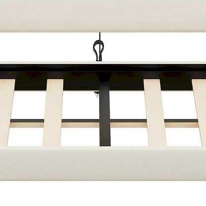 Modern Stylish Twin Size Upholstered Storage Daybed with Nailhead Trim