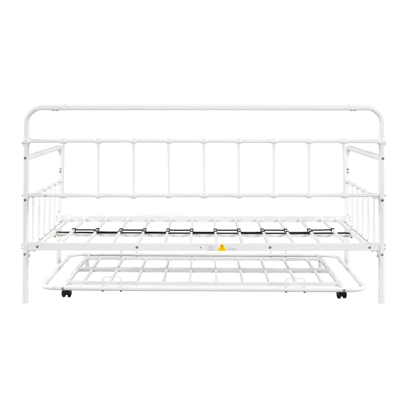 Metal Frame Daybed with trundle