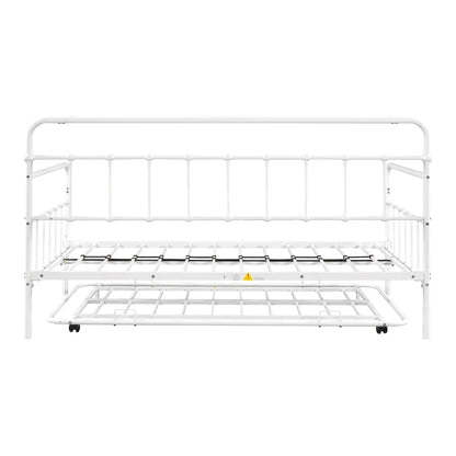 Metal Frame Daybed with trundle
