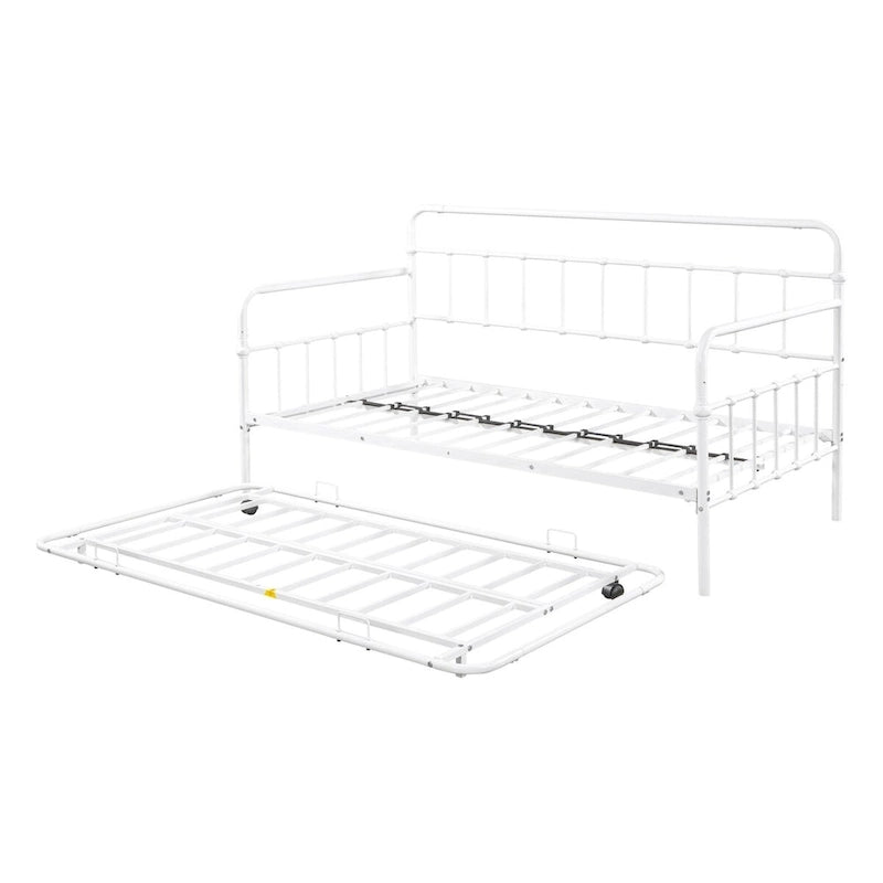 Metal Frame Daybed with trundle
