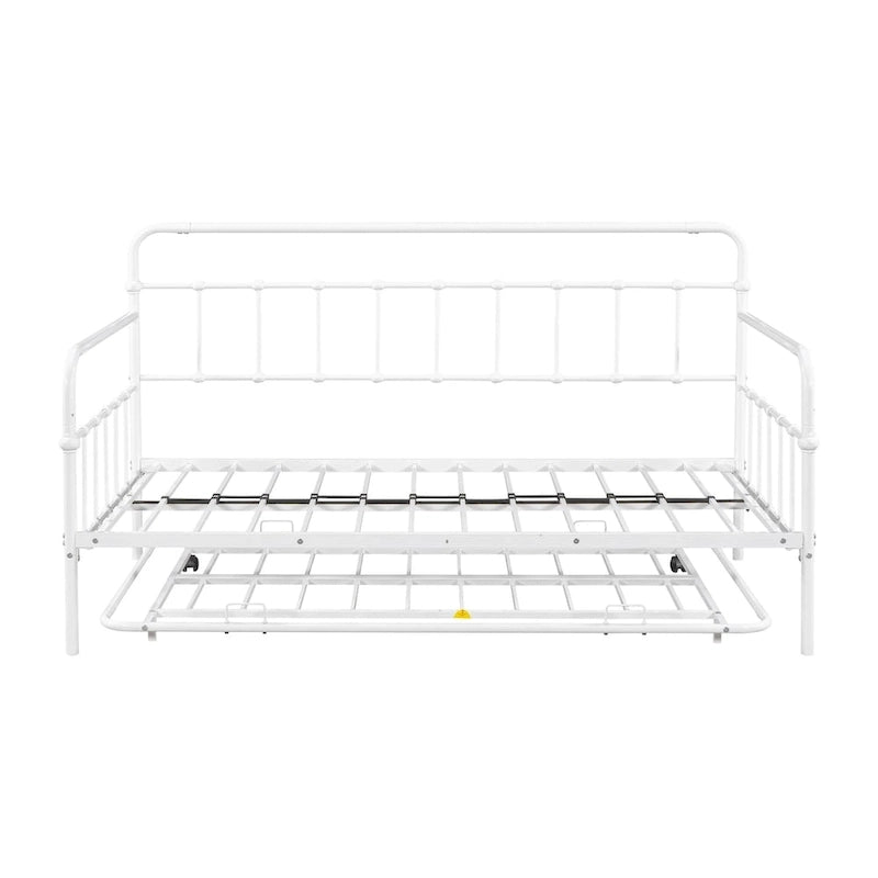 Metal Frame Daybed with trundle