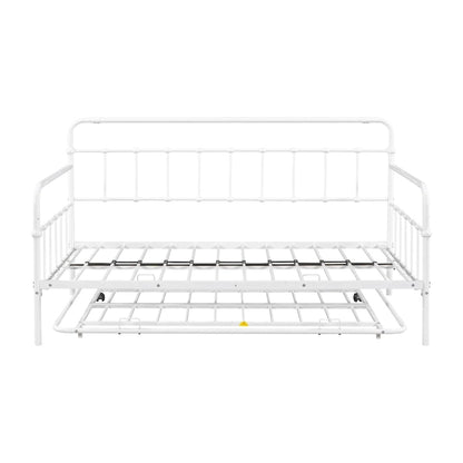 Metal Frame Daybed with trundle