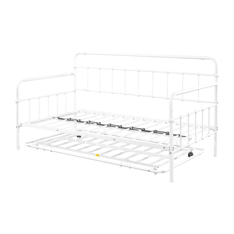 Metal Frame Daybed with trundle