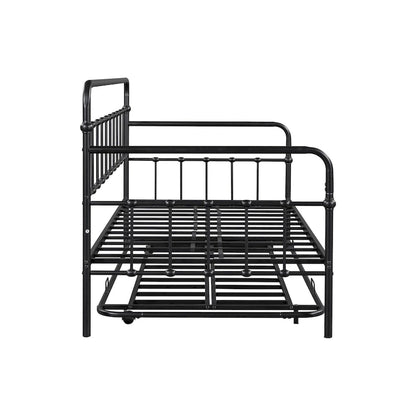 Metal Frame Daybed with trundle