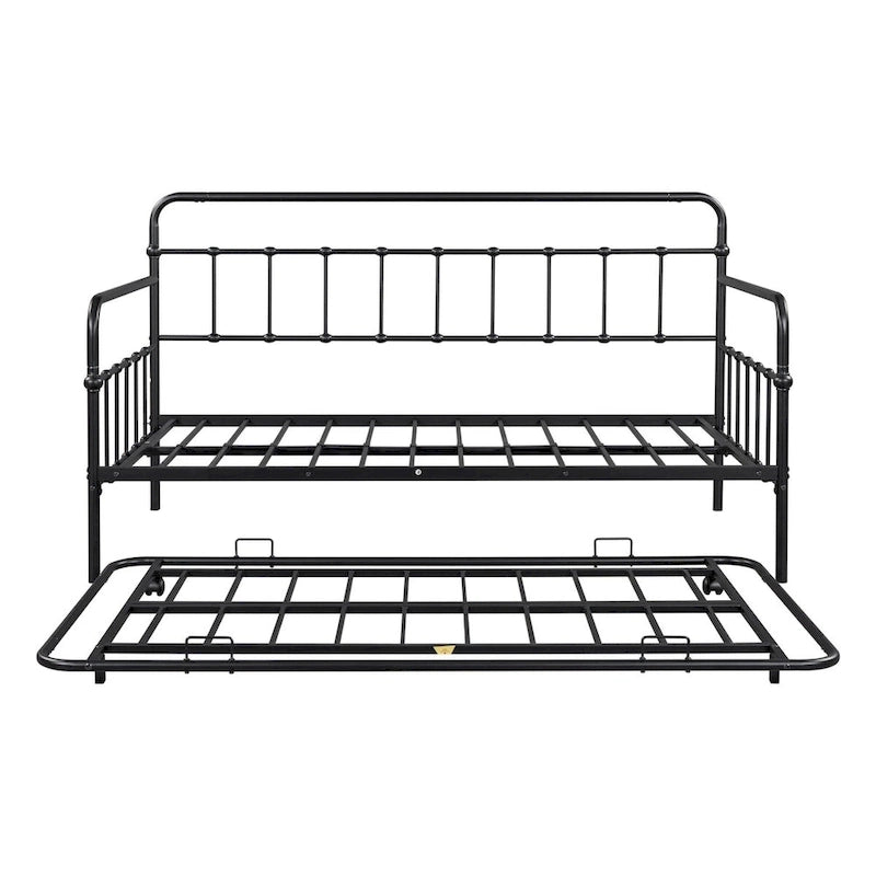 Metal Frame Daybed with trundle