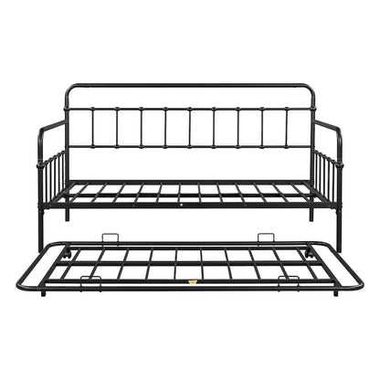 Metal Frame Daybed with trundle