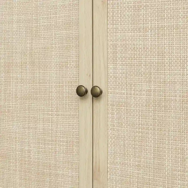 4 Door Cabinet with 1 Drawer with 4 Adjustable Inner Shelves