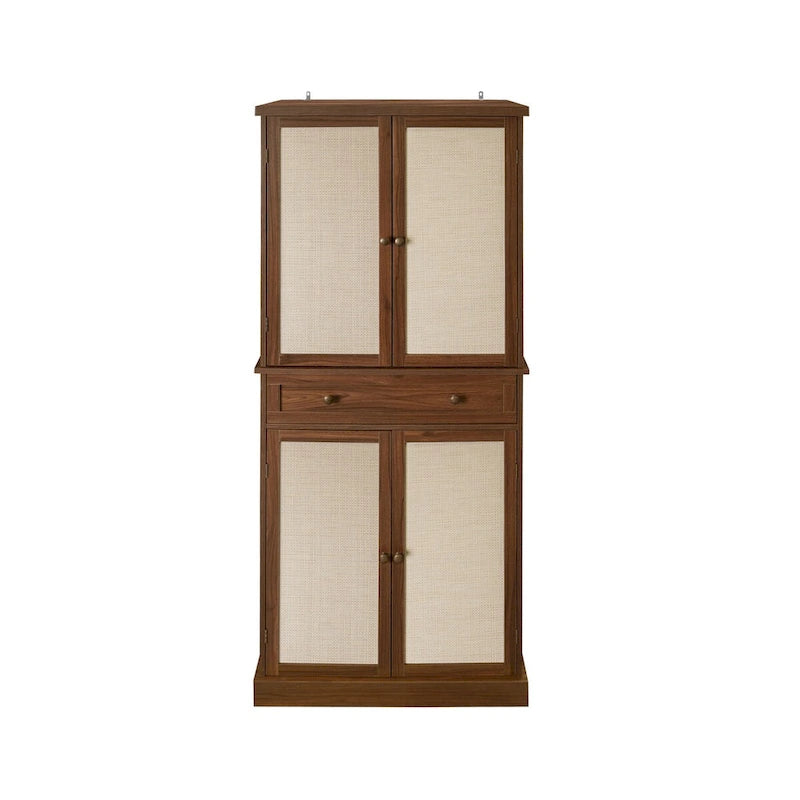 4 Door Cabinet with 1 Drawer with 4 Adjustable Inner Shelves