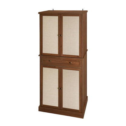 4 Door Cabinet with 1 Drawer with 4 Adjustable Inner Shelves