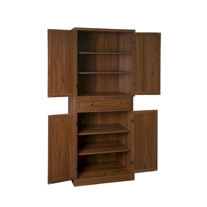 4 Door Cabinet with 1 Drawer with 4 Adjustable Inner Shelves