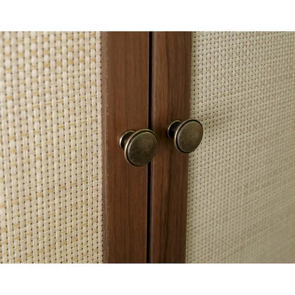 4 Door Cabinet with 1 Drawer with 4 Adjustable Inner Shelves