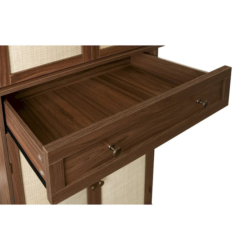 4 Door Cabinet with 1 Drawer with 4 Adjustable Inner Shelves