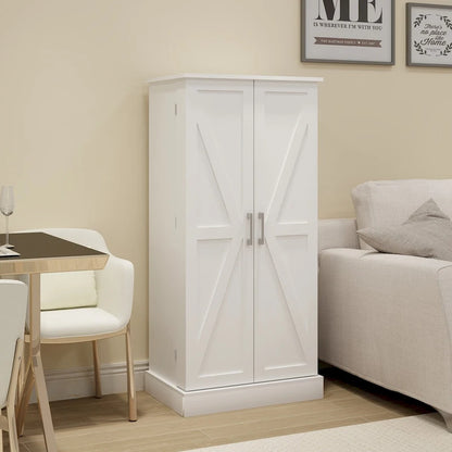 50 LED Kitchen Pantry Cabinet,Freestanding Buffet