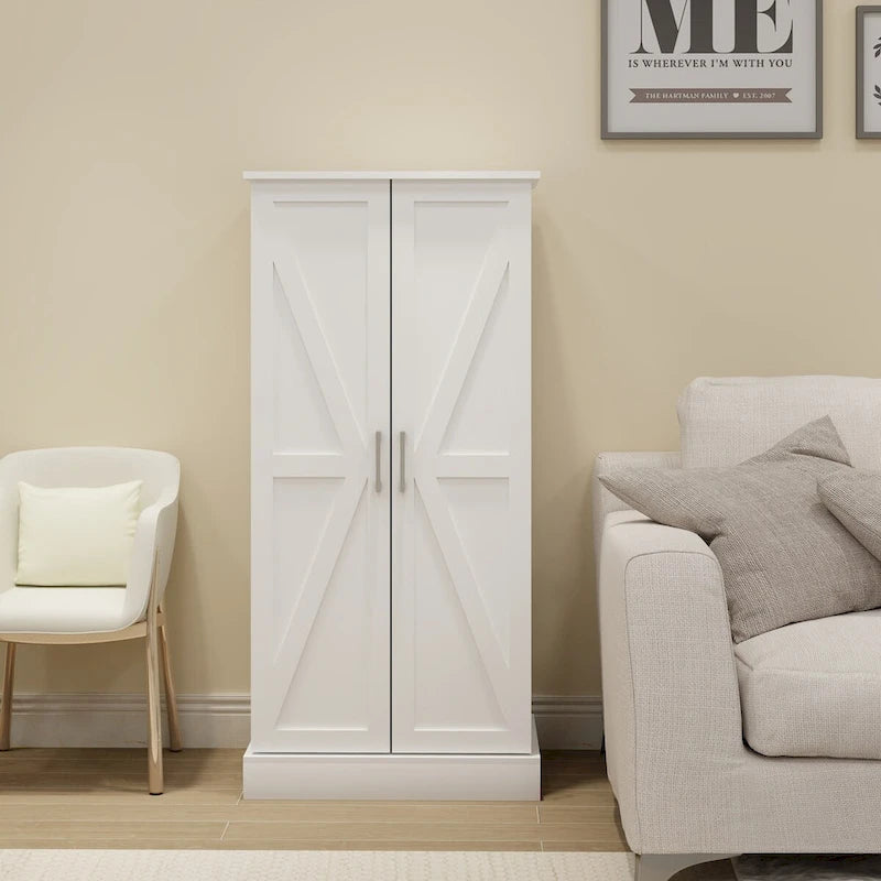 50 LED Kitchen Pantry Cabinet,Freestanding Buffet