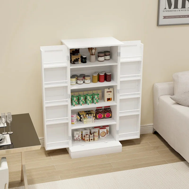 50 LED Kitchen Pantry Cabinet,Freestanding Buffet