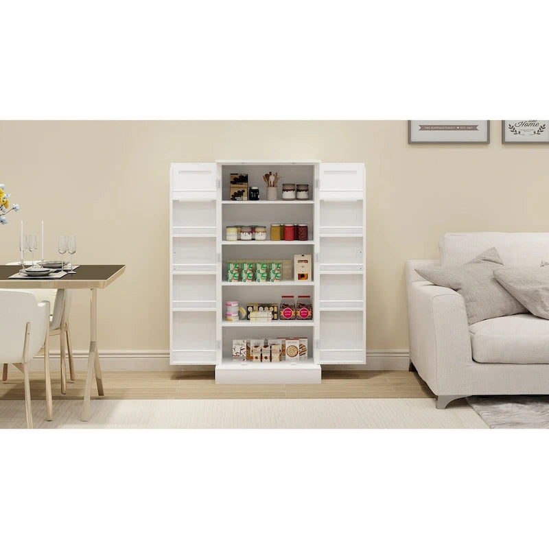 50 LED Kitchen Pantry Cabinet,Freestanding Buffet