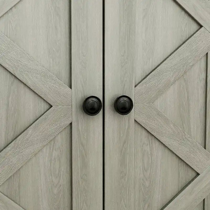 70-inch Extra-Wide Rustic TV Stand for 80 TVs - Natural Wood Finish