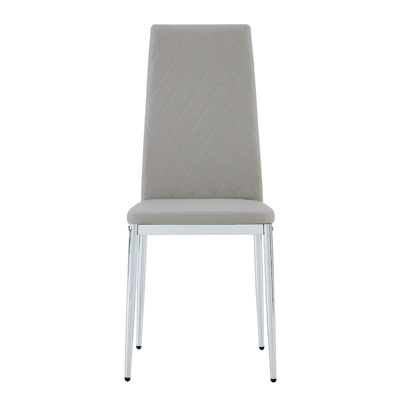 Dining chair, black chair and 6-piece set of