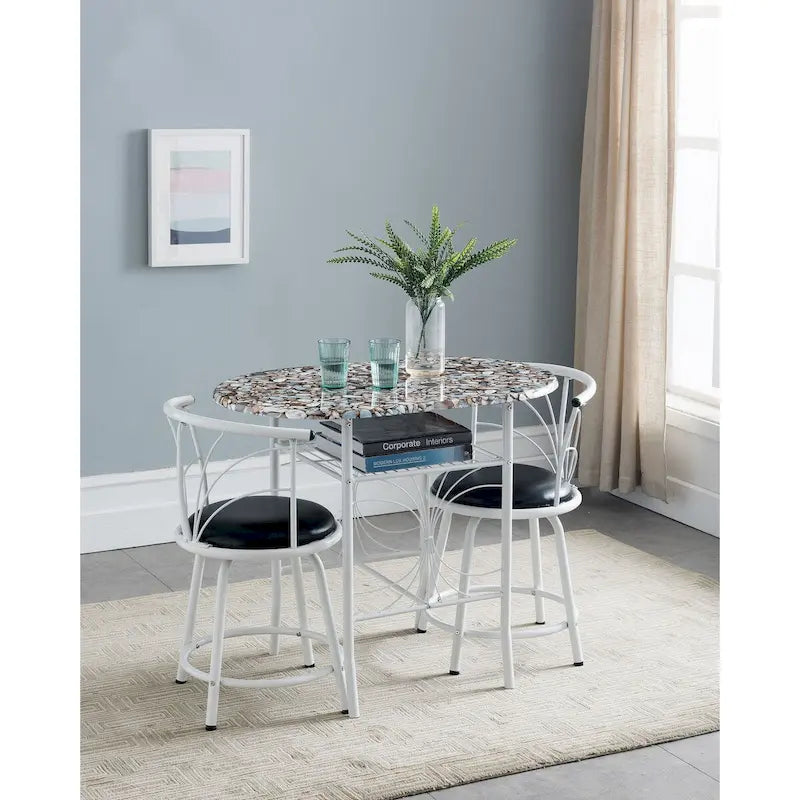Volmer 3 Piece Dining Set