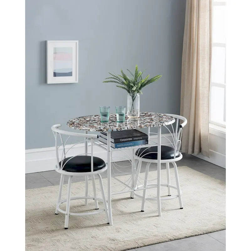 Volmer 3 Piece Dining Set